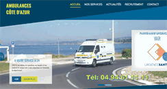 Desktop Screenshot of delesse-ambulances.com